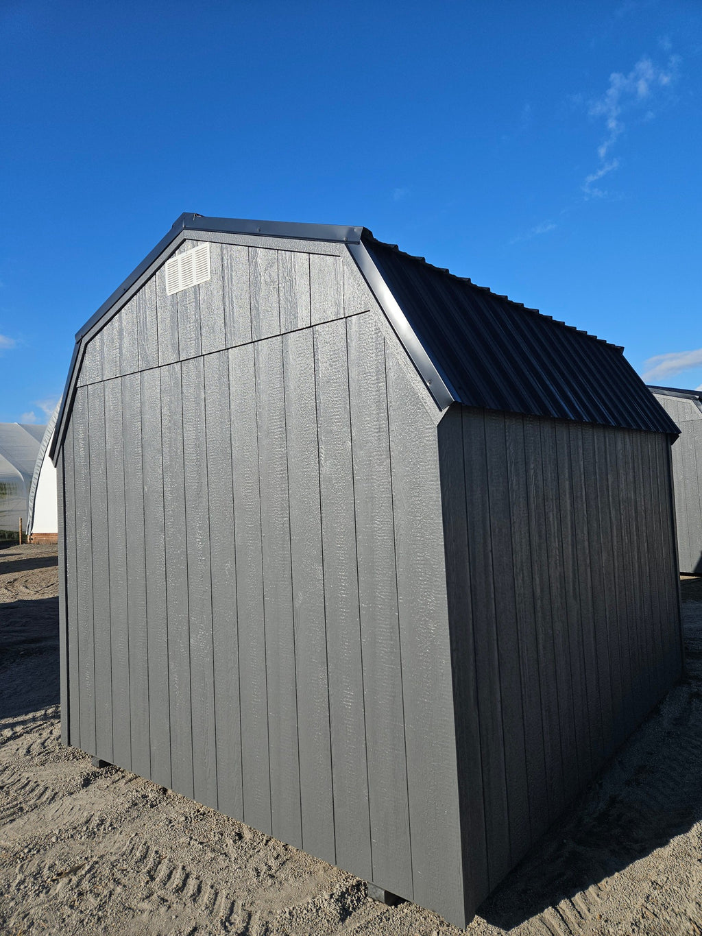 10x12 Lofted Barn in stock at Old Hickory Buildings of Erin (back)