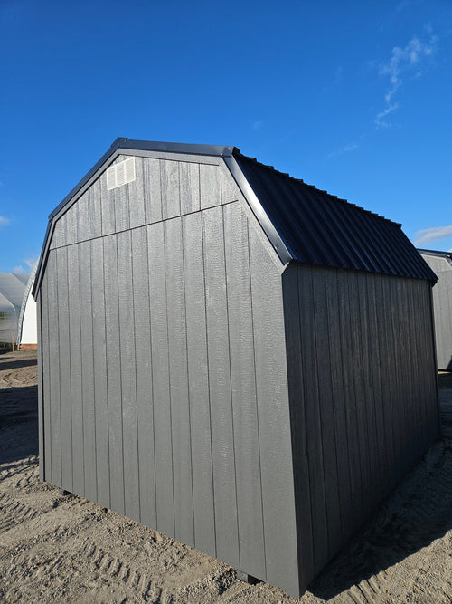 10x12 Lofted Barn in stock at Old Hickory Buildings of Erin (back)
