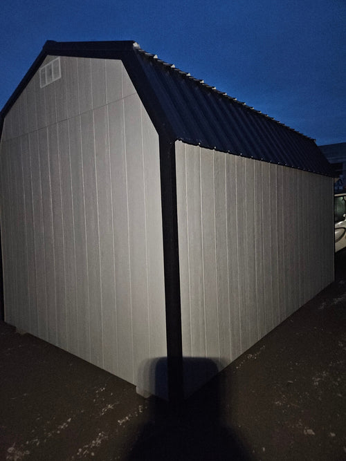 10x16 Lofted Barn in stock at Old Hickory Buildings of Erin (back)