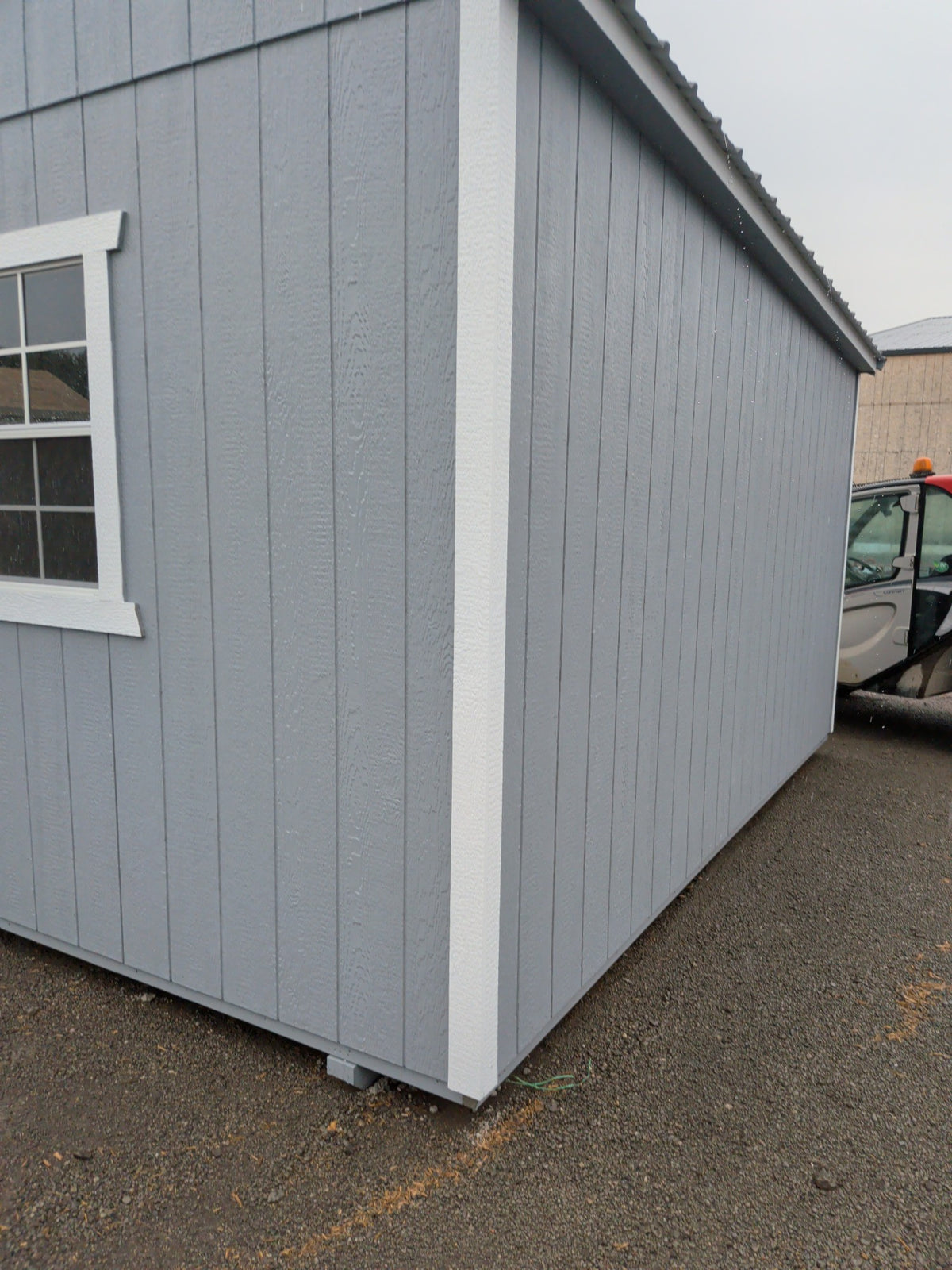 10x16 Utility 8' Garage in stock at Old Hickory Buildings of Erin (back)