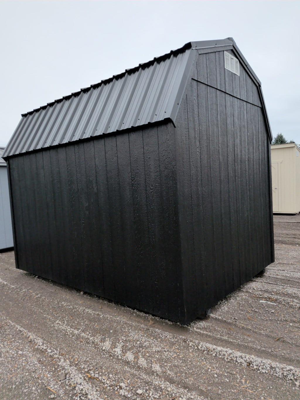 8x12 Lofted Barn in stock at Old Hickory Buildings of Erin (back)