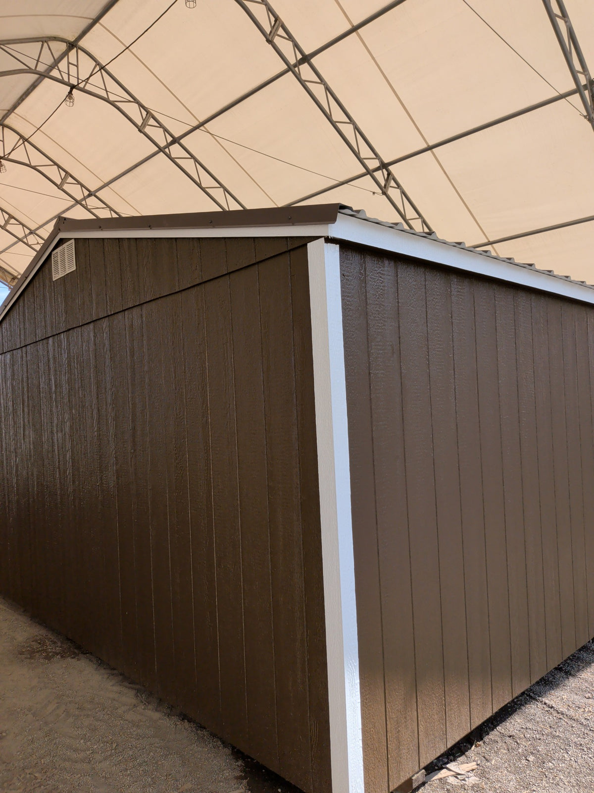 10x16 Side Gable in stock at Old Hickory Buildings of Erin (back)