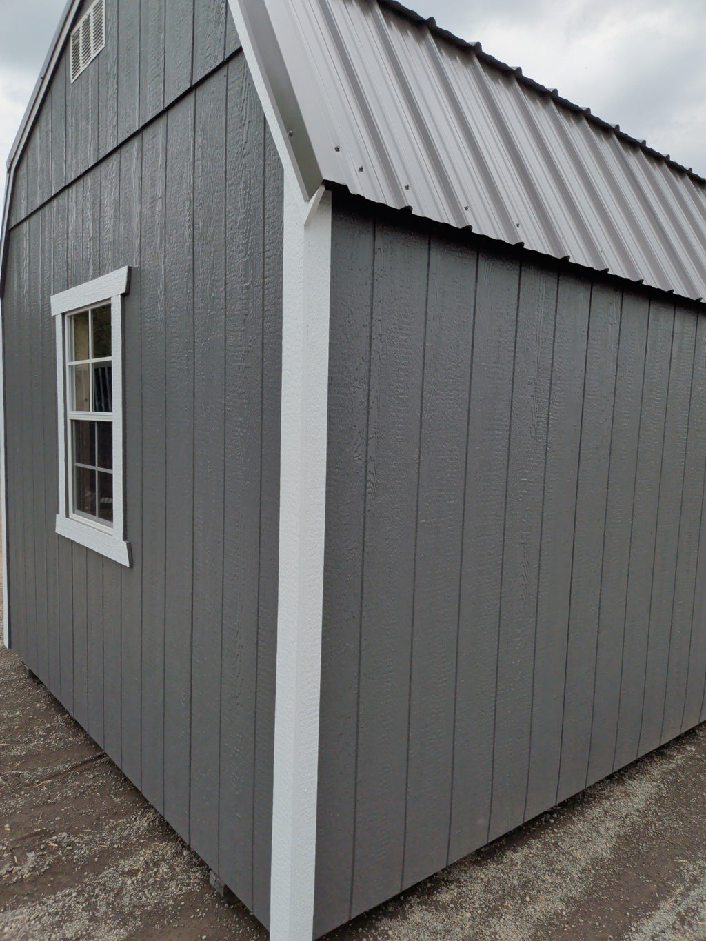 10x12 Lofted Barn in stock at Old Hickory Buildings of Erin (back)