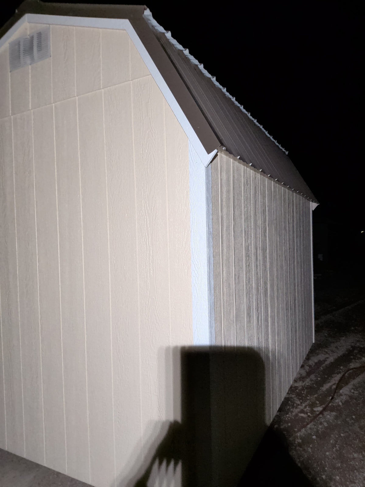 8x12 Lofted Barn in stock at Old Hickory Buildings of Erin (back)