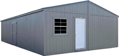 Old Hickory Double Wide Utility – custom order from Old Hickory Buildings of Erin