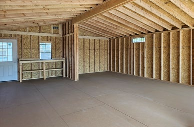 Old Hickory Double Wide Utility – custom order from Old Hickory Buildings of Erin
