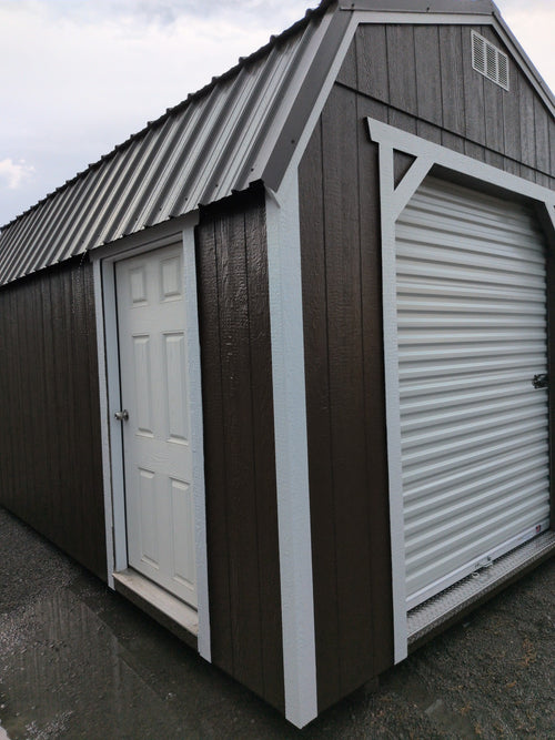 10x16 Lofted Barn in stock at Old Hickory Buildings of Erin (front)