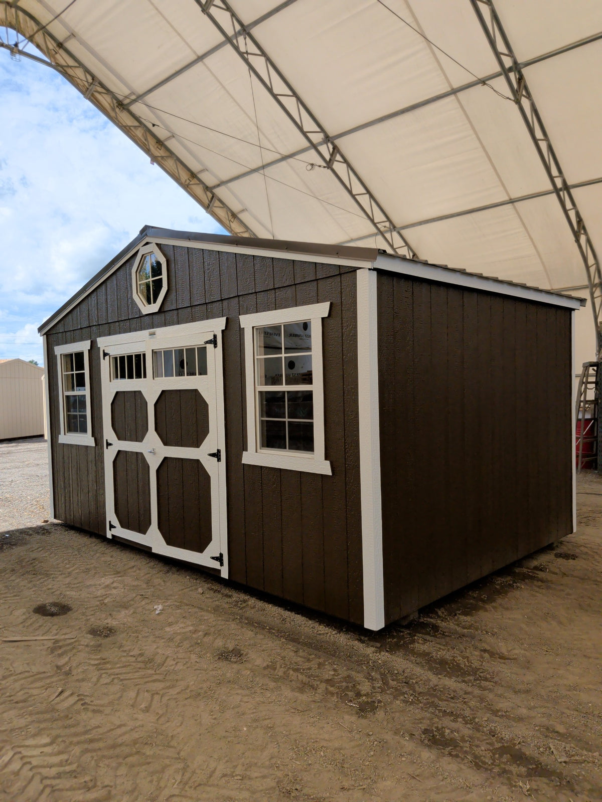 10x16 Side Gable in stock at Old Hickory Buildings of Erin (front)
