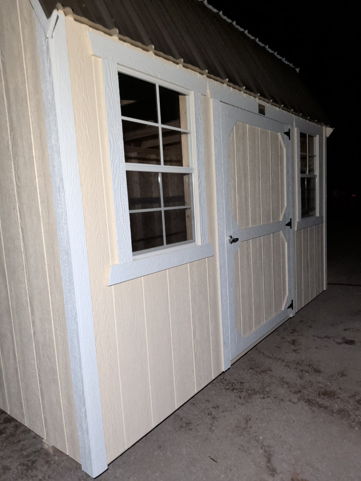 8x12 Lofted Barn in stock at Old Hickory Buildings of Erin (front)