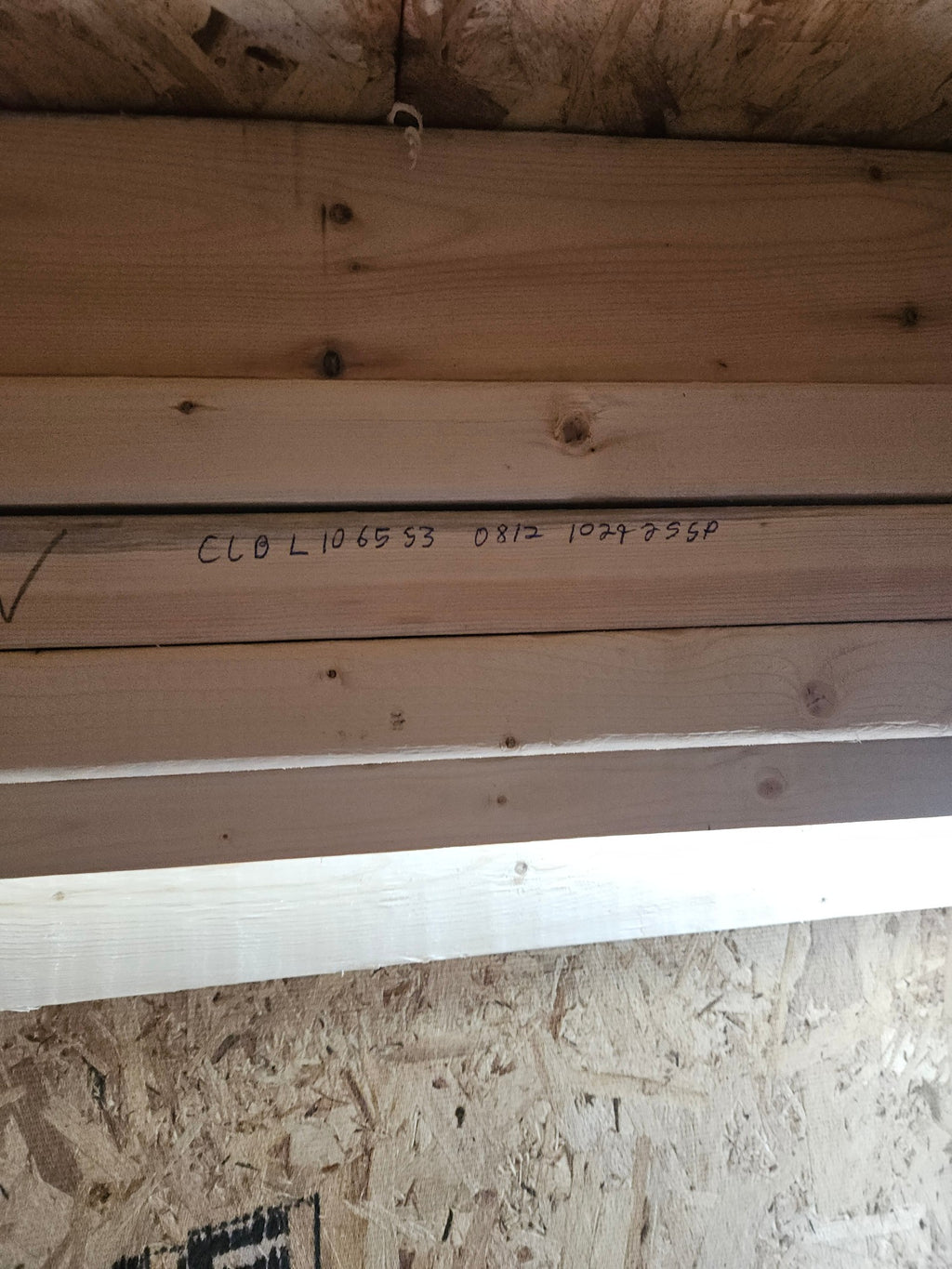 8x12 Lofted Barn in stock at Old Hickory Buildings of Erin (inside)