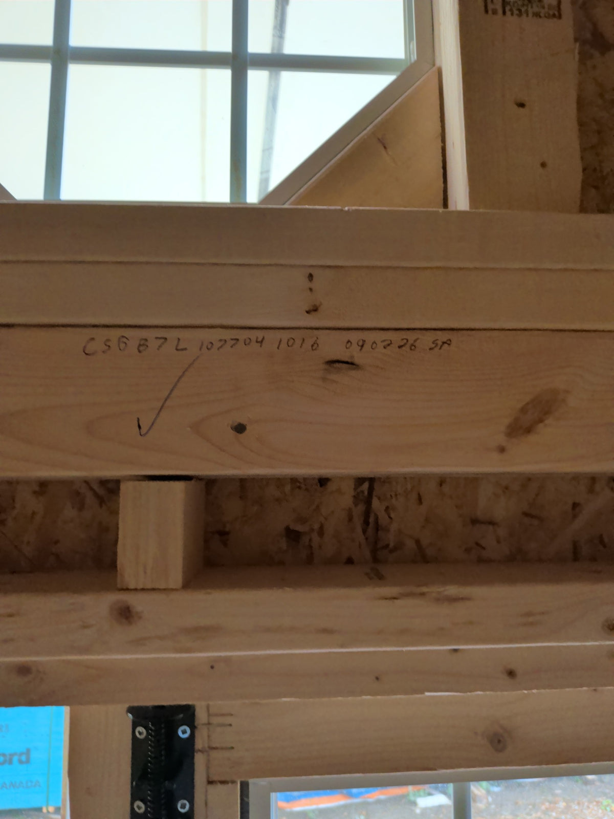 10x16 Side Gable in stock at Old Hickory Buildings of Erin (inside)
